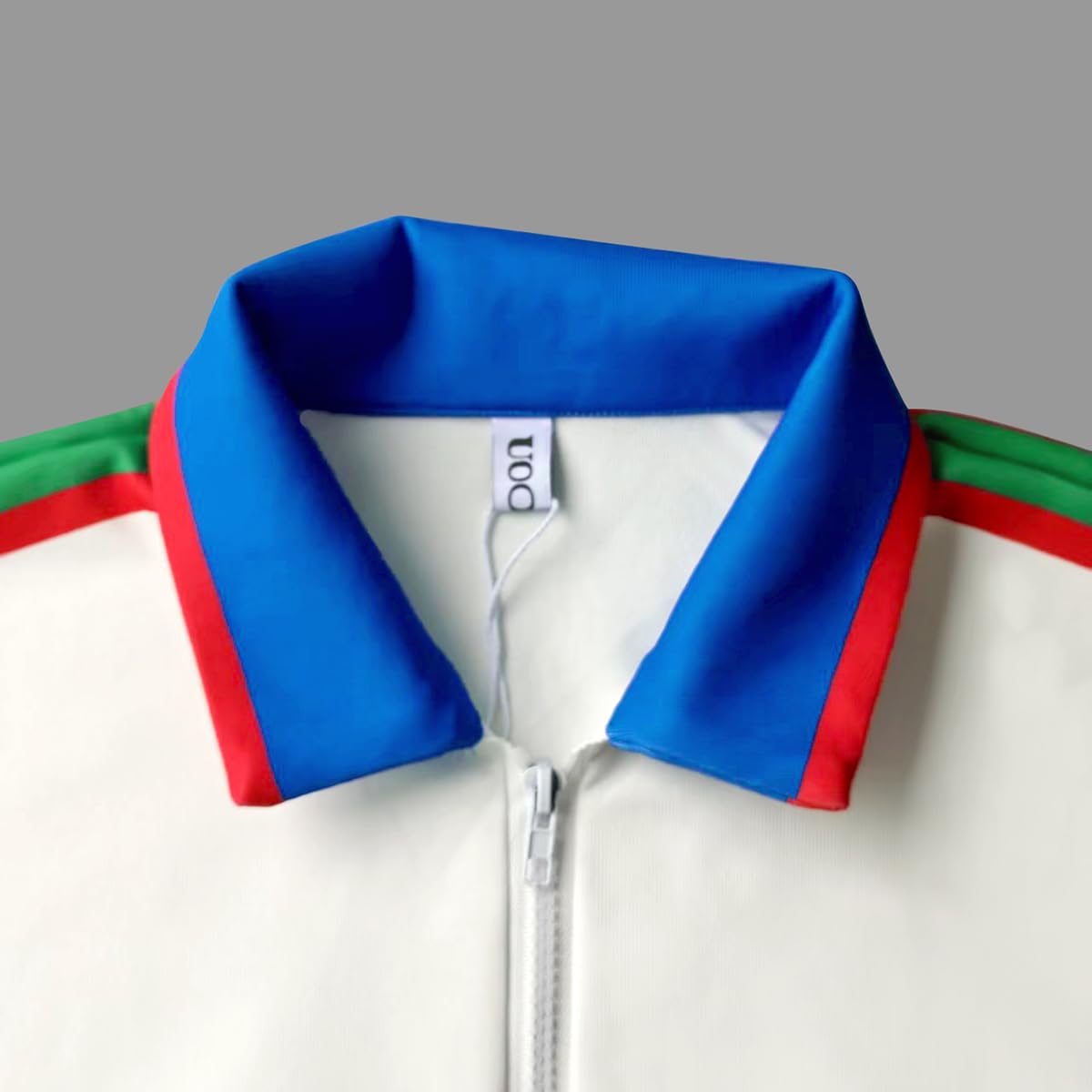 UOOZEE Women's Long Sleeve Casual Jacket with Color Block Stripes Fashion Zip Up Sporty Tops Loose Fit Athleisure Coats - Image 6
