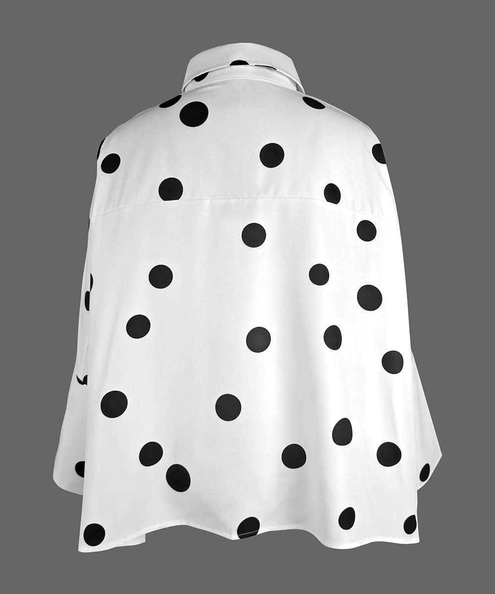 UOOZEE Womens Button Down Shirt Casual 3/4 Sleeve Loose Fit Collared Work Blouse Tops - Image 4